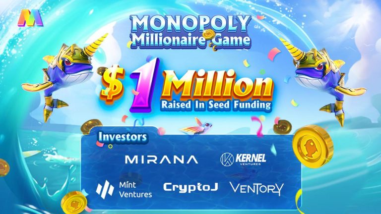 Игра Monopoly Millionaire Game привлекла 1 миллион долларов стартового финансирования